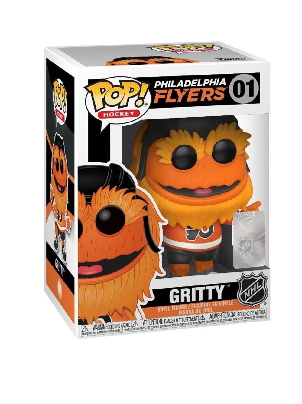 Funko Pop! Philadelphia Flyers Gritty Vinyl Figure - Orange & Black
